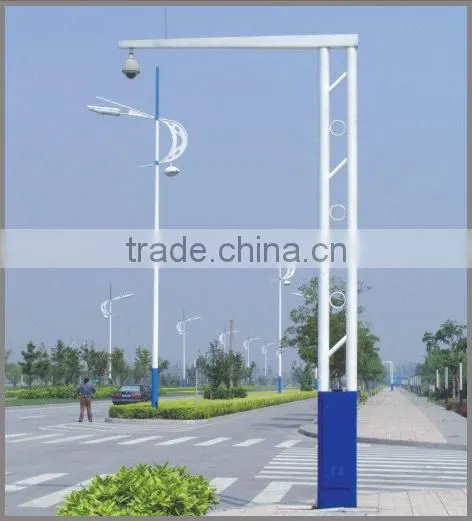 Single Arm Traffic Signal Light Steel Pole photo-2