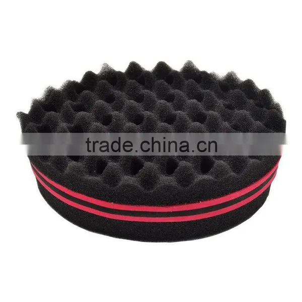 Lot of 4 Pcs Barber Hair Brush Sponge for Dreads Afro Locs Twist Curls Coil photo-2
