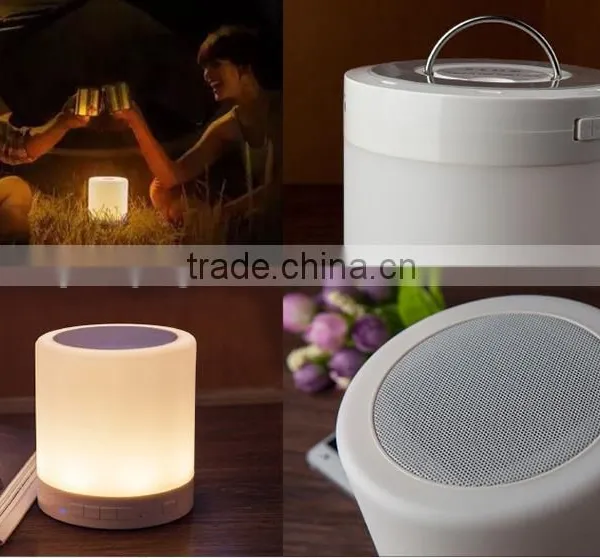 2016 Led Touch Sensor Wireless Portable Bluetooth Smart LED Music Lamp Quality Choice photo-2