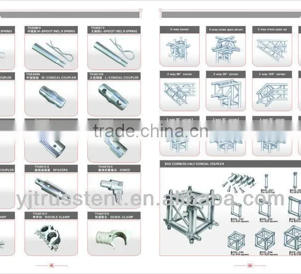 Aluminum Spigot Truss Accessories