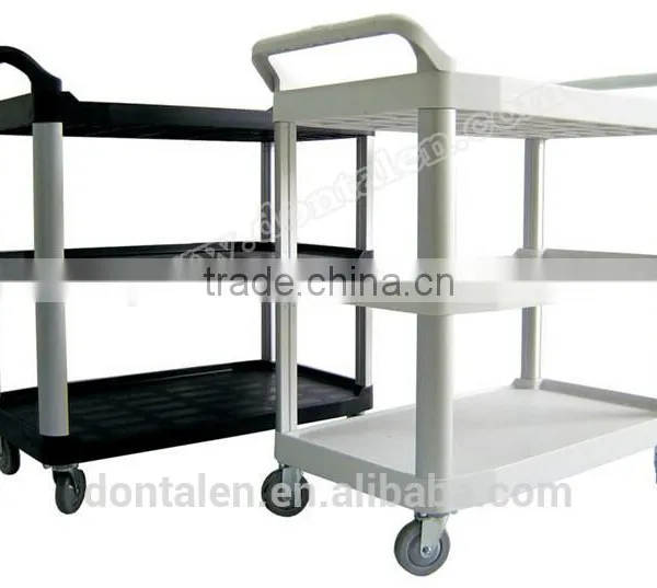 Winco 3 Tier Black Utility Cart Trolley photo-3