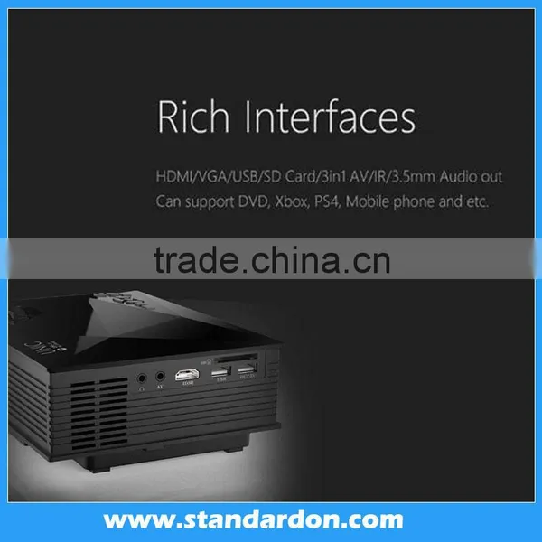 Multi-media Mini 800 Lumens Portable LED Projection Micro Home Theater photo-4
