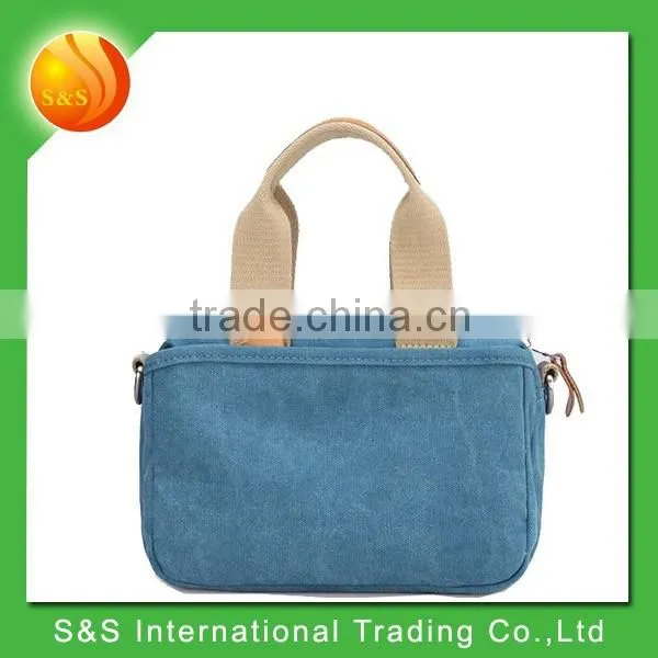 2015 New Product Canvas Ladies Handbag Manufacturers photo-4