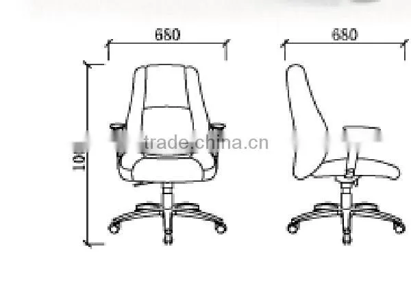 Office Factory Hot Sell Design Swivel Executive Modern Leather Office Chair GZH-CK0012 photo-5