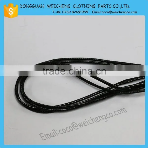Brown Leather Necklace Cord 2.5x1.5mm Flat Leather Cord