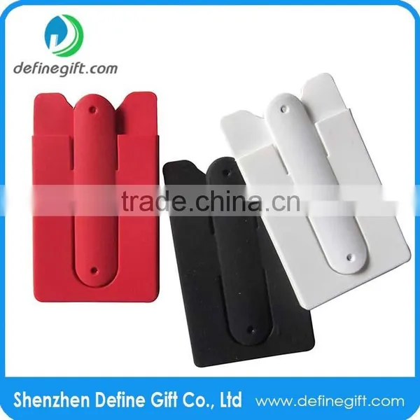 Welcome Small Order Business Gift 3M Adhesive Cellphone Stand With Wallet photo-4