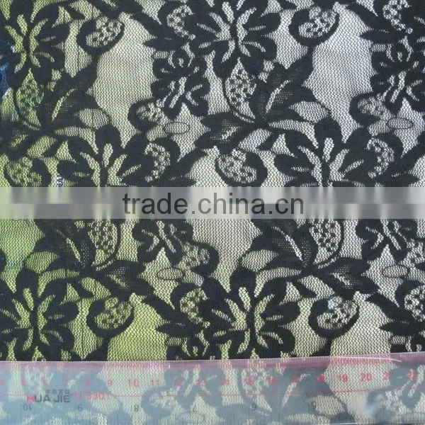 Nylon Lace Fabric For Garment Nylon Embroidery Voile Lace-APN3974 photo-2