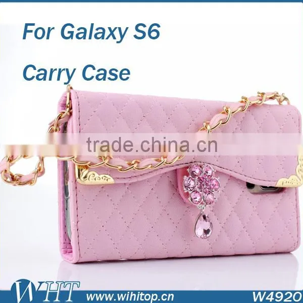 Mobile Phone Accessories for Galaxy S6 Case Wholesale, China Supplier Leather Case for Galaxy S6 photo-3