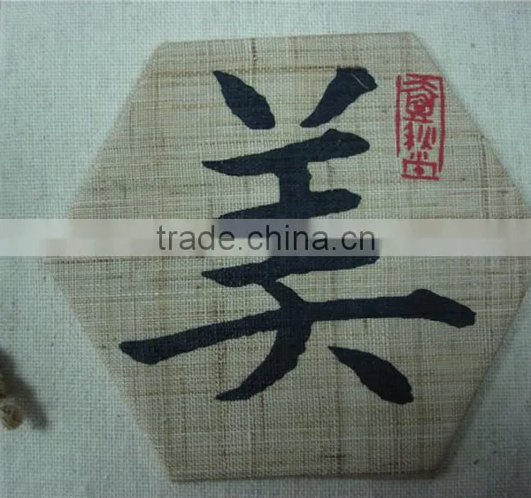 Calligraphy Hard Cover Kraft Paper Notebook photo-2
