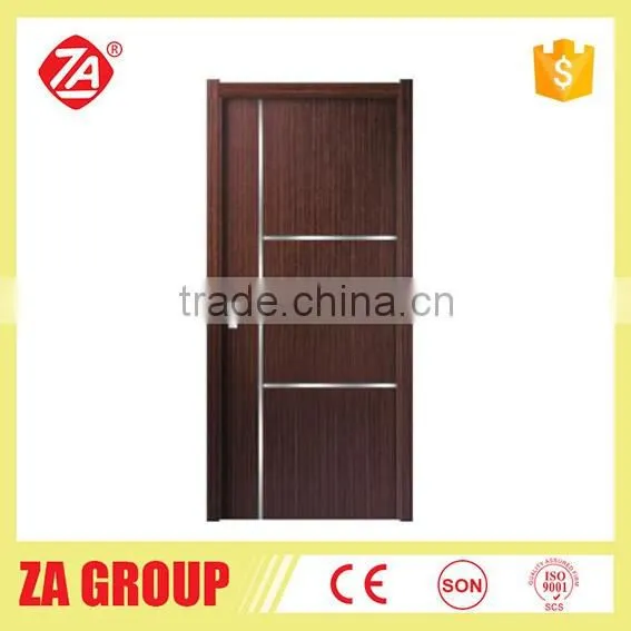 Safety Help High Quality China Interior Pvc Wooden Door Design