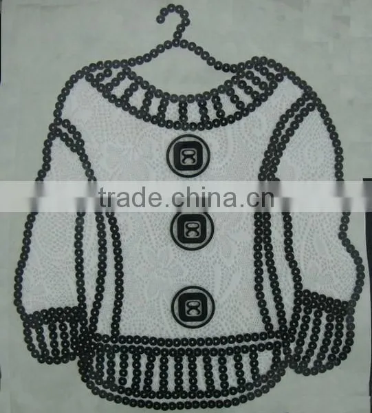 Custom Sequins Iron on Clothes Applique for Garments
