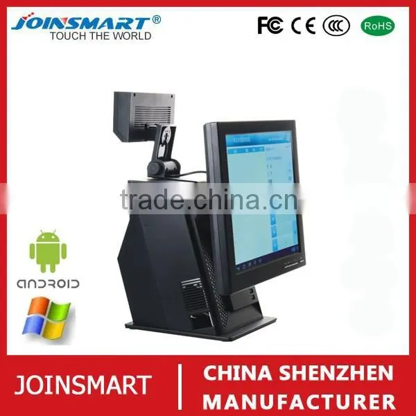 Hot Sale Capacitive Touch Screen Pos Cash Register, Android POS System With Cash Drawer, Printer