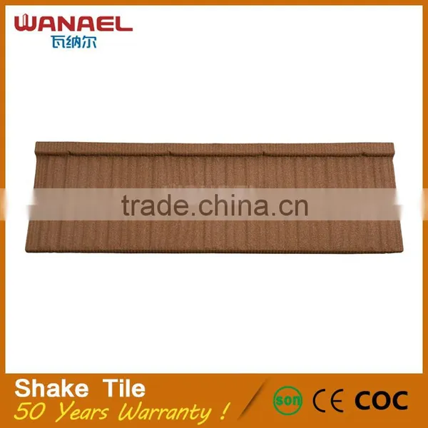 Excellent Fire Resistance Colorful Stone Coated Metal Roof Tile photo-5