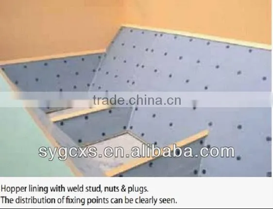 2015 Excellent Abrasion Resistance Hdpe Chute Liner Track Bed Liner White Coal Bunker Liner Plate photo-6