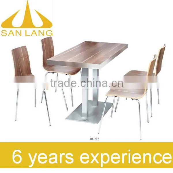 Sanlang Coffee Shop Chair Bent Wood Chair Restaurant Chair