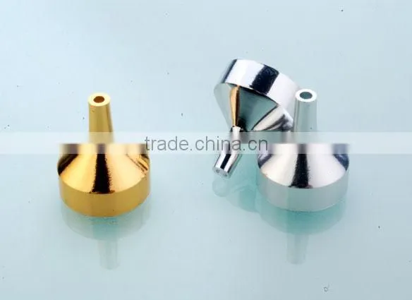 Chinese factory fashion perfume aluminum & pp funnel