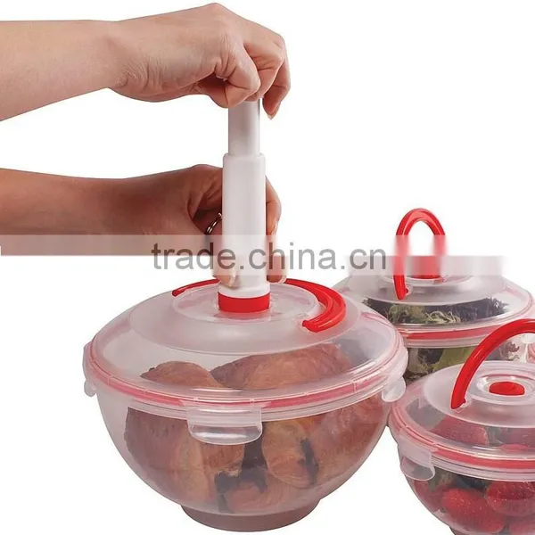 4pcs Vacuum Food Container With Pump GL9501V-B4 photo-2
