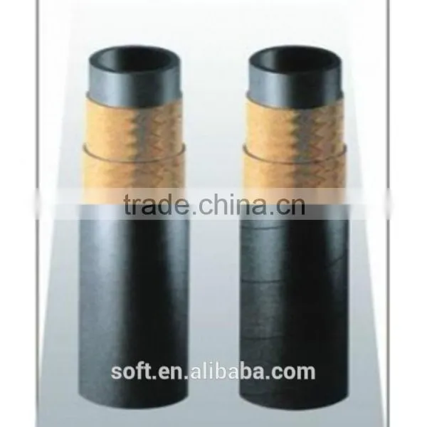 High Intensity Two Steel Wire Braid Soft Hydraulic Rubber Hose photo-5