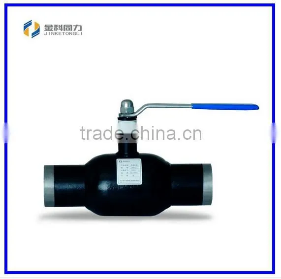 Medium Temperature All Welded Ball Valve Stainless Steel Valve Ball