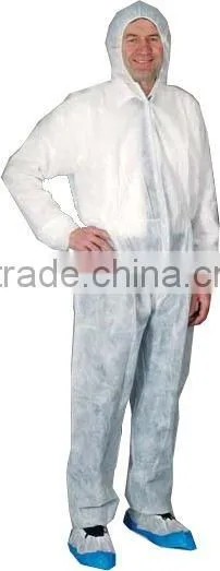 55g Disposable Coverall With Hood Large Size
