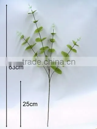 Indoor Decoration Artificial Leaves Multicolor Eucalyptus Plant photo-2