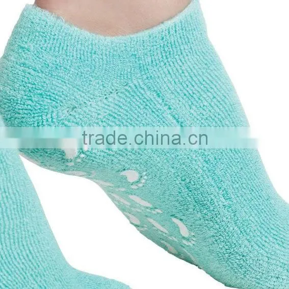 Best Quality Multi Color Cotton Gel Socks photo-3
