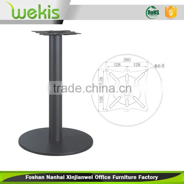Good Price Manufacture Small Round Wrought Iron Table Frame photo-2