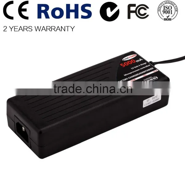 4-Stages SLA GEL AGM VRAL Battery 12v Automatic Battery Charger photo-4
