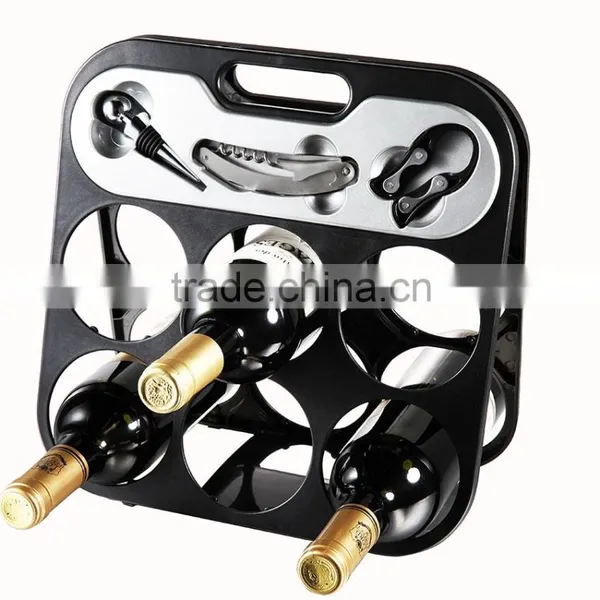 5Pcs Wine Bottle Opener Accessories Gift Set With Corkscrew, Pourer & Stopper photo-4
