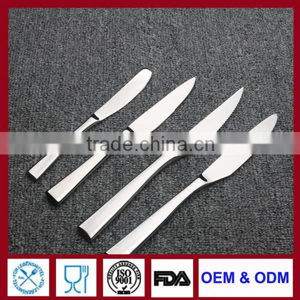 Silver Custom Flatware Set Round Handle German Flatware for Hotel and Restaurant Household Gift Dealer and Wholesale
