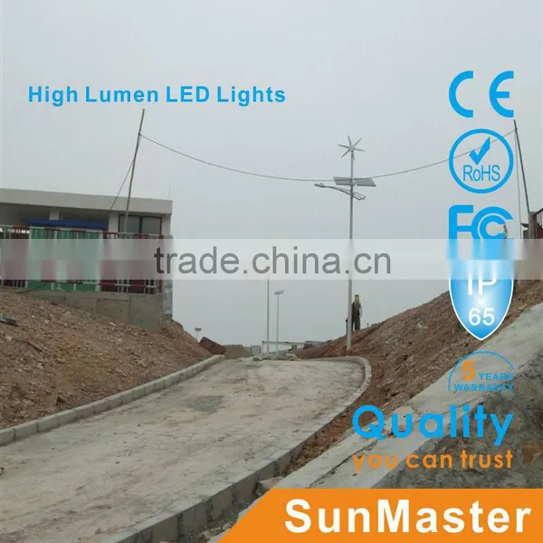 Soncap, Pvoc, Saso, ISO, IES, CE, RoHS, FCC Certified Led 15w Solar Street Light