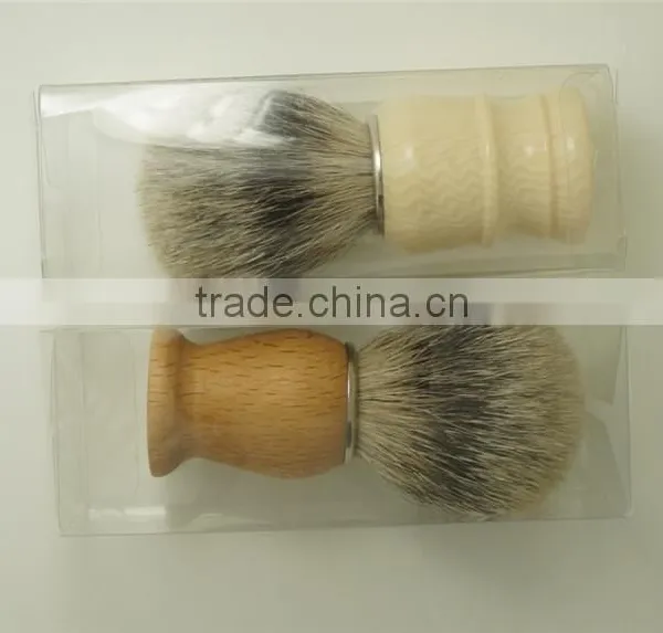 Wooden Shaving Brush Handles With 22mm Best Silvertip Badger Hair Knots photo-5
