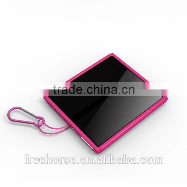 OEM Factory China Mobile Solar Charger External Battery for All Mobile Phone 15000mah With Keychain photo-5