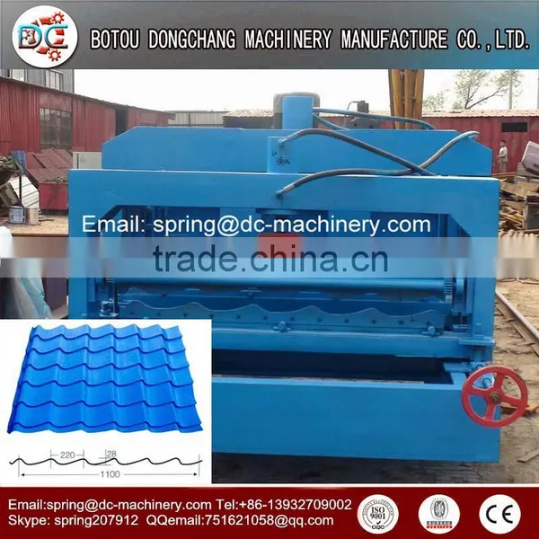Indonesia Style Joint Hidden Type Trapezoidal Metal Sheet Roof Roll Forming Machine,wall Tile Making Machine,roll Former photo-3