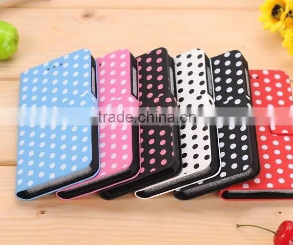 Flip and Fold Mobile Leather Case for Blackberry Z10, for Blackberry Z10 Cases