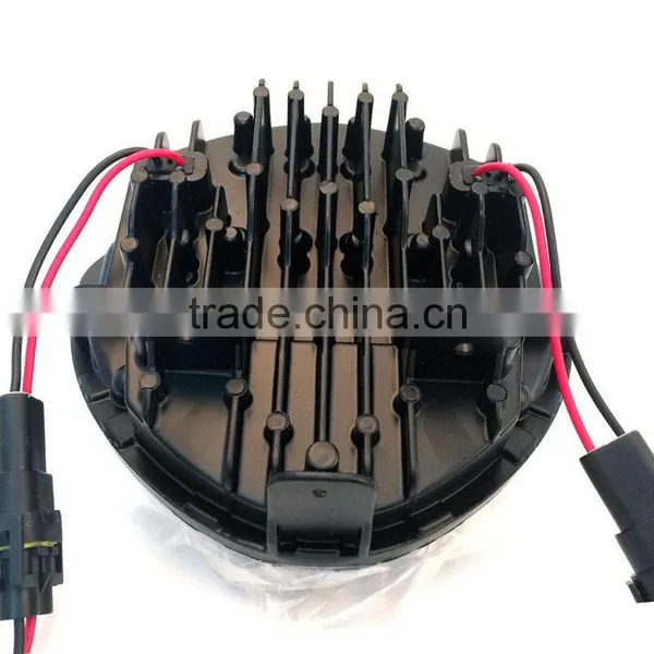 Black/Chrome LED Headlight 40W Front Driving Lamp IP67 6000K Lights For Victory Motorcycle Cross Country Cross Roads Models photo-6