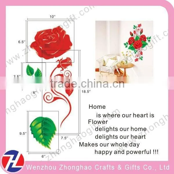Flower Shape Wallpaper Sticker for Home Decoration photo-2