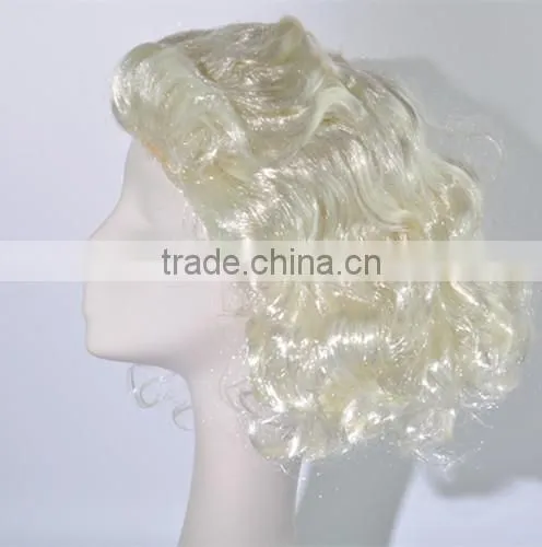 Doll Wigs Synthetic Funny Curls Hair Wig for Little Girl N194 photo-2