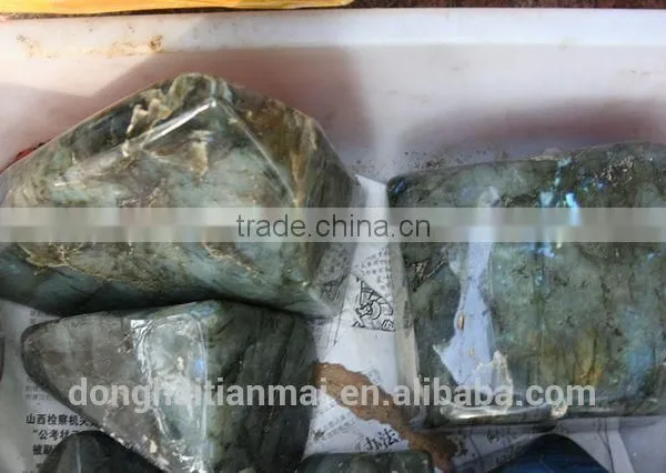 Wholesale Natural Blue Rock Quartz Labradorite Gemstone photo-2