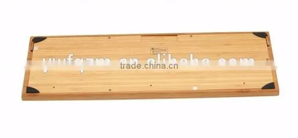 Bamboo & Wood Mechanical Gaming Computer Keyboard photo-3