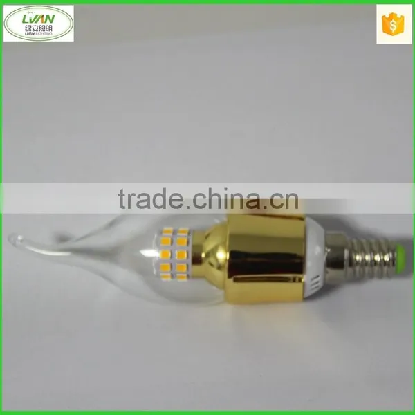 Candle Lights Type AndCE,SAA,RoHS,LVD,EMC Certification E14 Led Candle Bulbs 5w photo-4