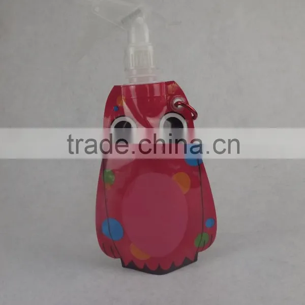 Cartoon Shape Water Bottle/ Plastic Foldable Water Bottle/BPA Free Water Bottle photo-3