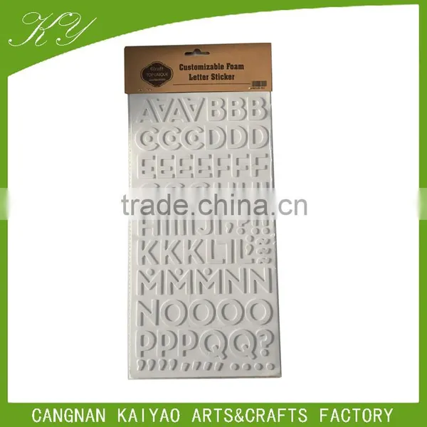 Newly Design 26 Letters Chipboard Sticker photo-4