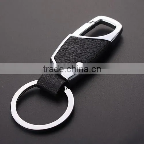 Promotional Business Leather Car Keyrings