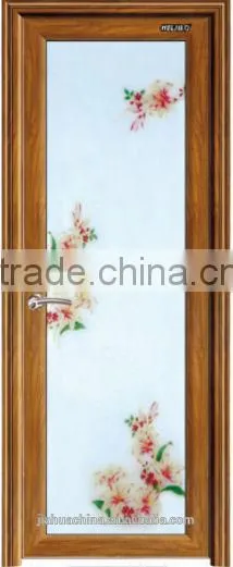 Commercial Aluminum Photo Frame Glass Door Toilet Glass Door Size photo-6