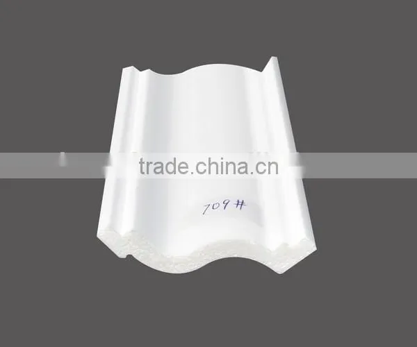 Interior Waterproof Pvc/polystyrene Skirting Board