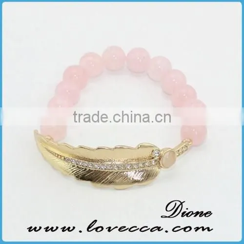 Graceful Colored Stone Bead Beaded Bracelet Gemstone Beads Bracelet photo-3