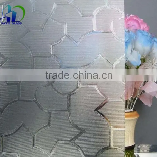 Clear/Colored Tempered Figured/Pattern Glass (Ocean, Diamond, Flora, Karatachi, Millennium, Mistlite, Nashiji e photo-5