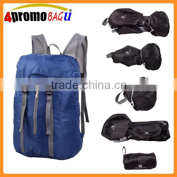 Foldable Nylon Waterproof Travel Backpack photo-2