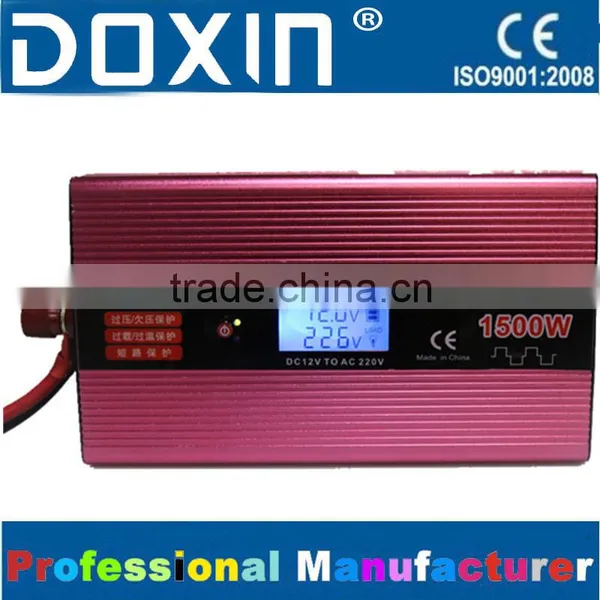 DC AC 1500W LCD Display Power Inverter With Battery Charger and UPS photo-3